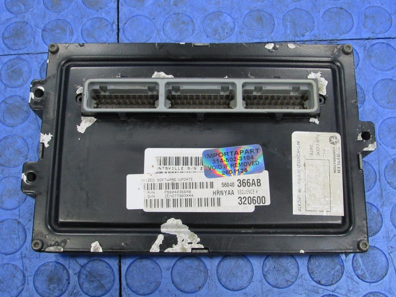 PROGRAMMED PLUG & PLAY 00 Dodge Ram Truck 5.2L MT ECM 56040366AB 366 P