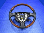 02-05 Lexus SC430 Driver Steering Wheel Wood Grain Black Leather OEM 2