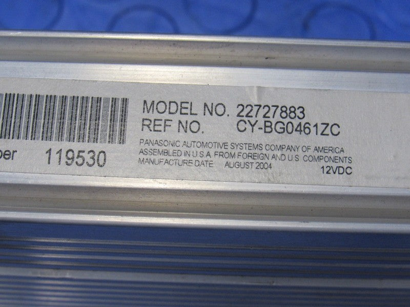 2005 Chevrolet Equinox Audio Stereo Radio Amplifier Amp Opt U65 227278