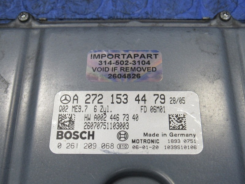 06 Mercedes-Benz C230 ECU ECM PCM Engine Computer UNLOCKED 272 153 44 