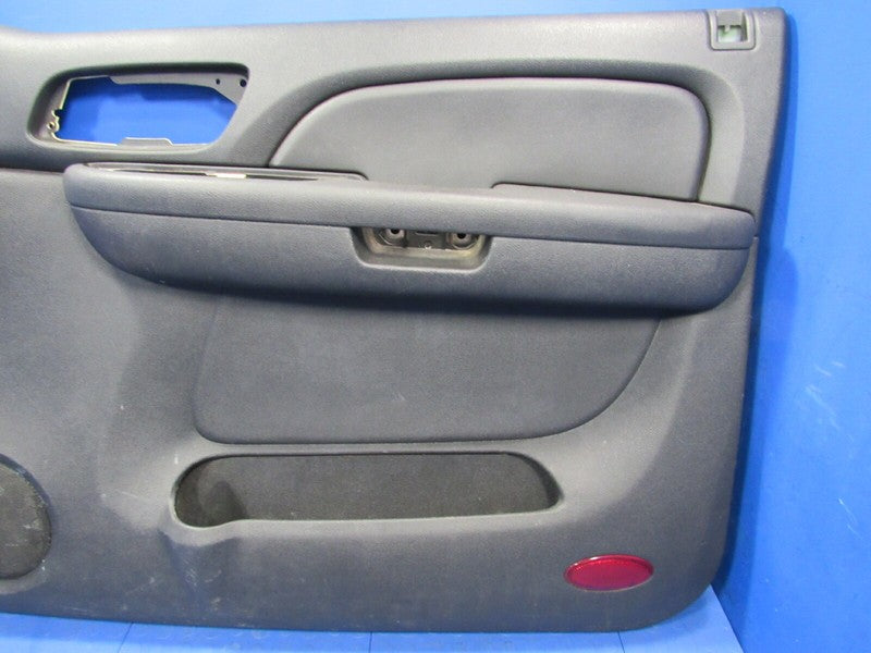 07-09 Yukon Tahoe Suburban Front Right Passenger Door Panel Ebony Blac