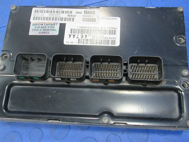 PROGRAMMED PLUG & PLAY 09 Grand Cherokee WK 3.7 AWD ECU 68028154AD 154