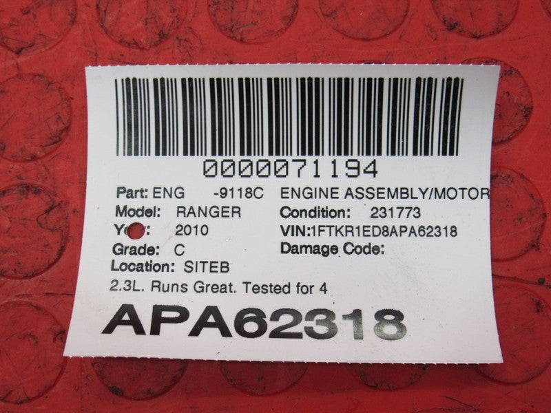 04-11 Ford Ranger Mazda B2300 2.3L Duratec Throttle Body Valve Assembl