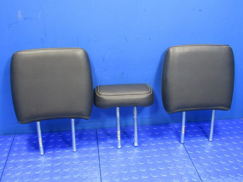 13-18 Ram 1500 Crew Cab Rear 2nd Row Headrests Set Black Leather 6972