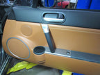 06-07 Mazda Miata MX-5 NC Right RH Passenger Front Door Trim Panel Tan