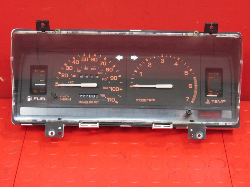 89-93 Mazda B2600i Instrument Cluster w/ Tachometer & Clock 227,680 Mi