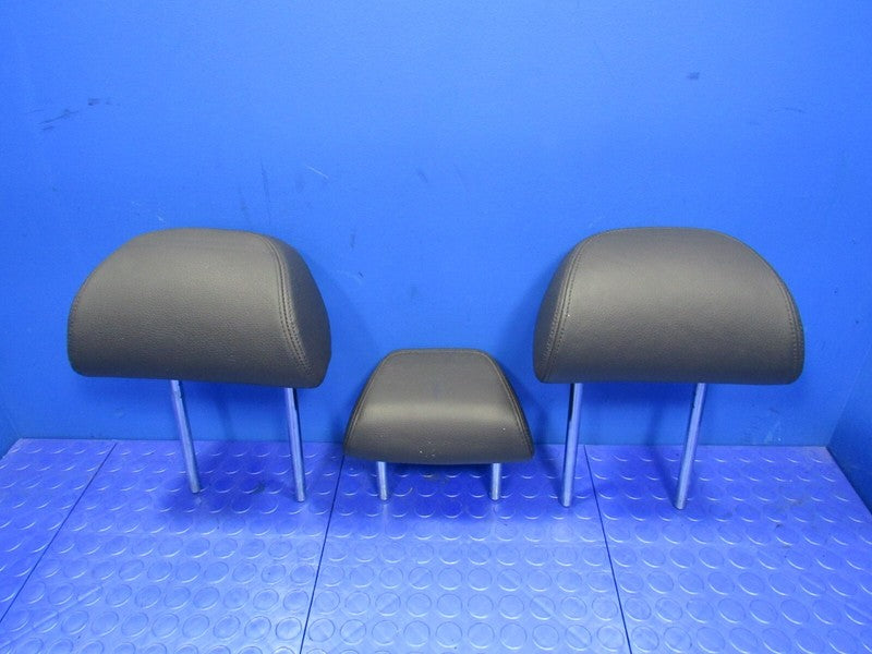 14-18 BMW X5 F15 2nd Row Rear Seat Head Rest Headrests Set Leather Bla