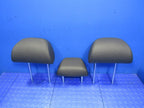 14-18 BMW X5 F15 2nd Row Rear Seat Head Rest Headrests Set Leather Bla