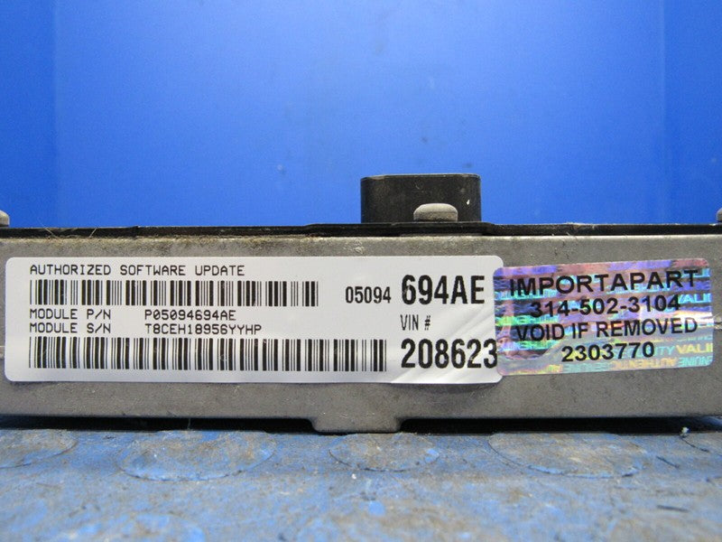 PLUG & PLAY  06 Chrysler PT Cruiser Turbo Engine Computer ECU 05094694