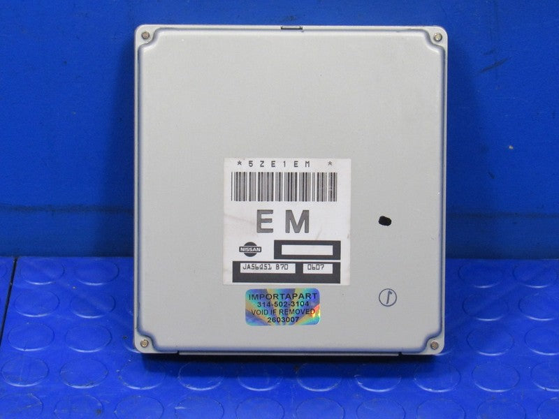 00 Nissan Sentra 1.8L QG18DE AT ECU ECM PCM Engine Computer JA56Q51 B7