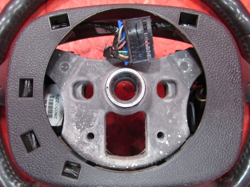 07-14 Silverado Sierra Driver Leather Steering Wheel Cruise Control Eb