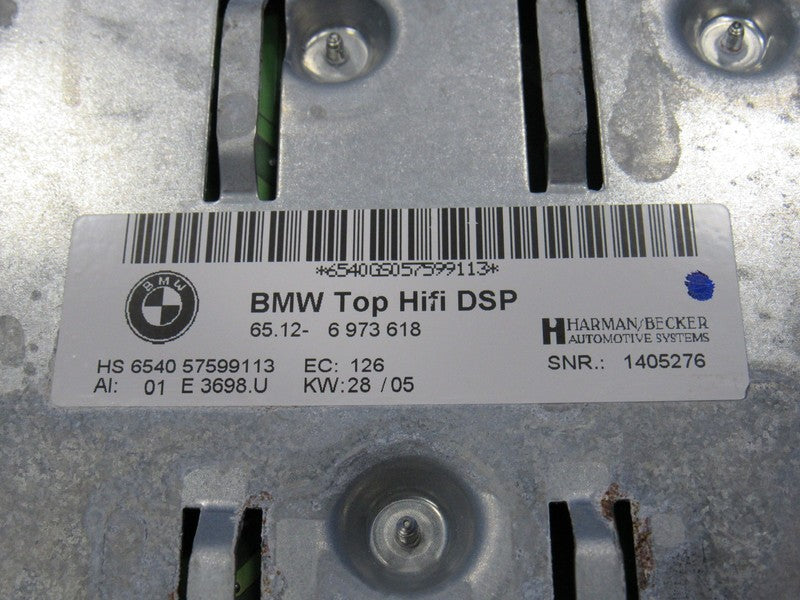 04-08 BMW 3 5 6 Series Logic7 Top HiFi DSP Amplifier 65.12-6 973 618 O