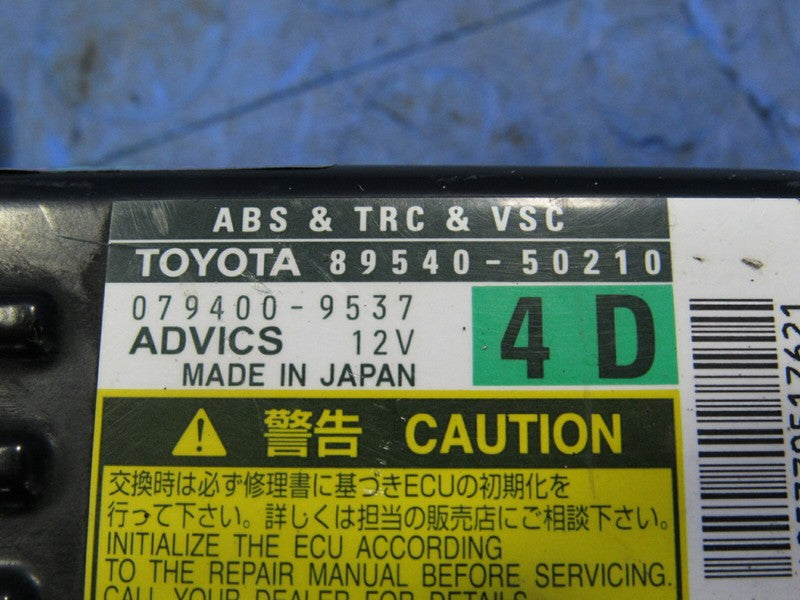 07-08 Lexus LS460 ABS TRC VSC Traction Control Trac Skid Module 89540-