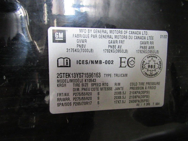 08-13 Silverado Sierra Crew Cab Left LH Driver Side Master Power Windo