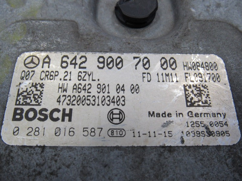 10-12 Mercedes Bluetec 3.0L ECU ECM PCM Engine Computer UNLOCKED 642 9
