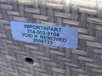 01-06 BMW M3 E46 Rear Bumper Impact Reinforcement Bar Lightweight Carb