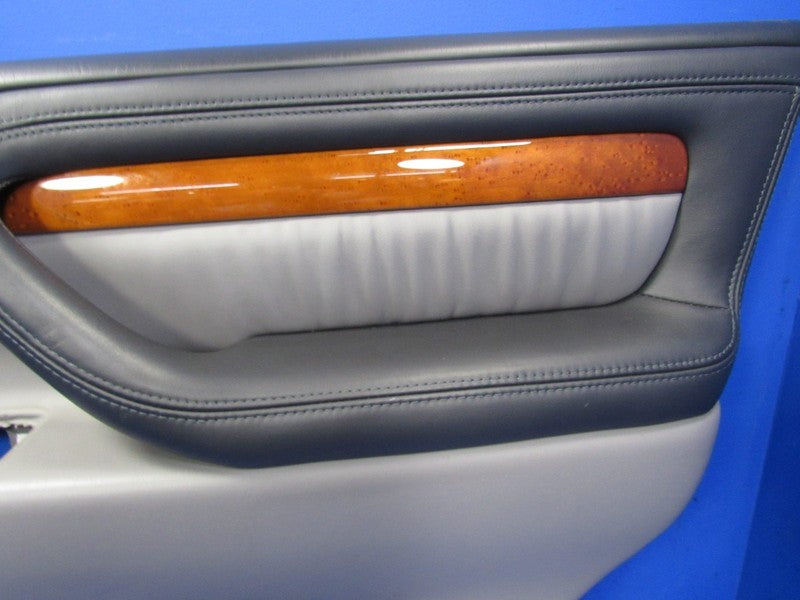 04-07 Lexus LX470 UZJ100 Rear Right RH Passenger Door Panel Grey Leath