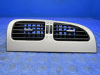 03-06 Lincoln LS Upper Center A/C Dash Air Vents Vent Bezel Trim Silve