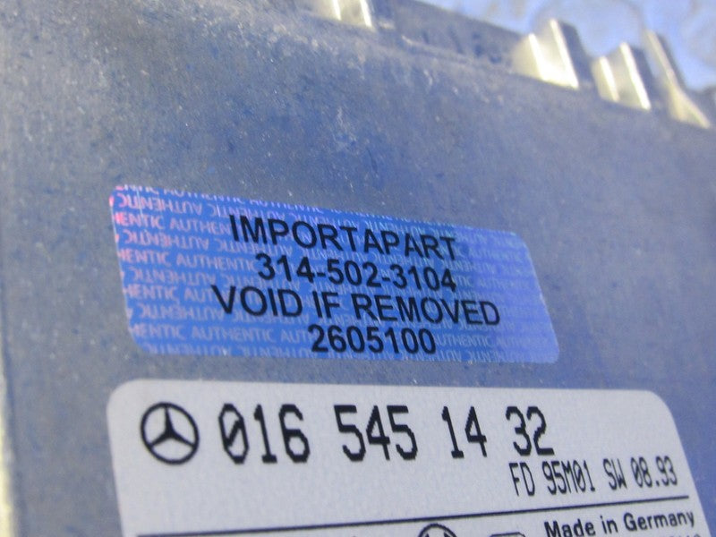 94-95 Mercedes SL500 E500 ECU ECM PCM Engine Computer 016 545 14 32 51