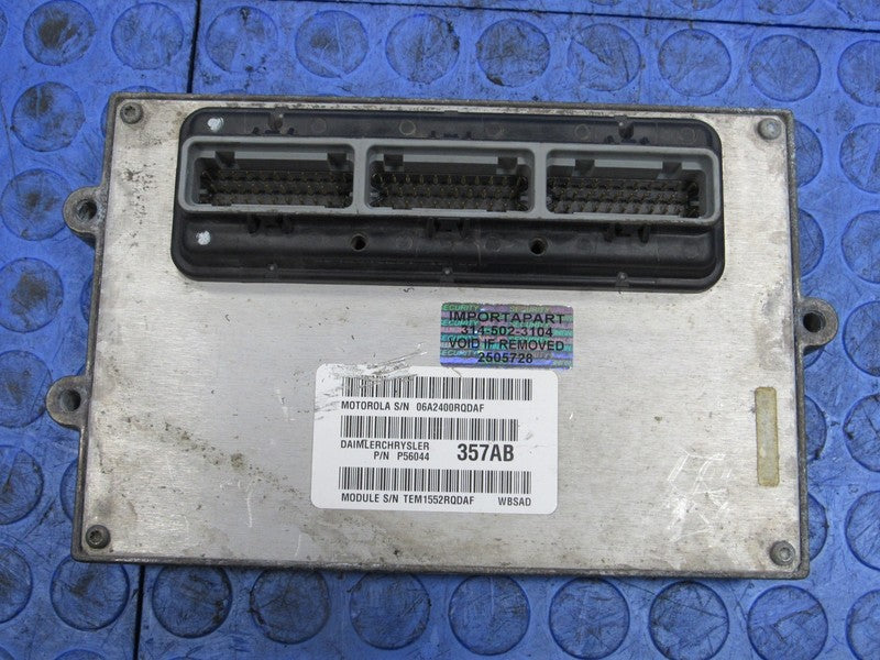 PROGRAMMED PLUG & PLAY 02 Grand Cherokee 4.0L ECM 56044357AB 357 PROG 