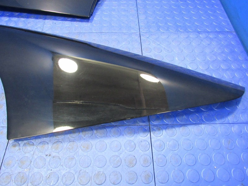 99-04 Ford Mustang Exterior Quarter Glass Sail Panel Trim Set Black 07