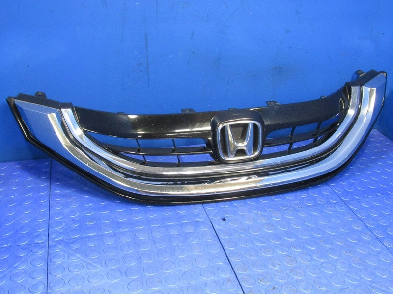 13-15 Honda Civic Hybrid Sedan MX Front Upper Grill Grille Chrome Blue