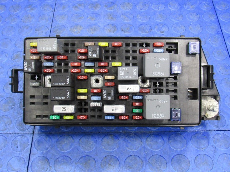 08-11 Cadillac DTS Buick Lucerne Cabin Under-Seat Fuse Relay Box 13599