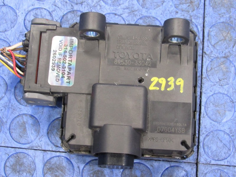 07 Lexus ES350 TCU TCM Transmission Control Module Unit 89530-33042 29
