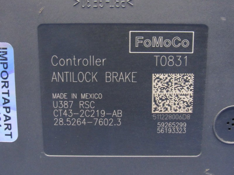 11-14 Ford Edge / 11-15 MKX ABS Anti-Lock Brake Pump Module CT43-2C219