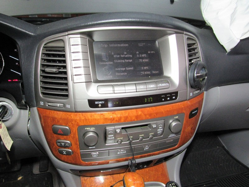 03-07 Lexus LX470 Navigation HVAC Display Screen Receiver Radio 86111-