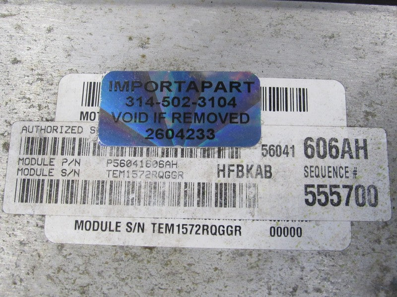 PROGRAMMED PLUG & PLAY 02 Jeep Liberty KJ 3.7L AT ECM 56041606AH 606 P
