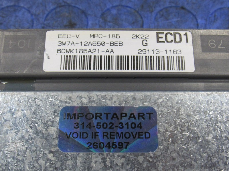 03 Crown Victoria Grand Marquis ECU ECM PCM Engine Computer 3W7A-12A65