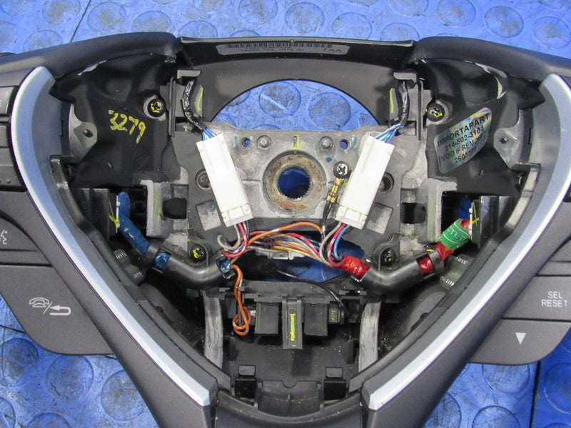 09-14 Acura TL 3.5L Black Leather Steering Wheel OEM Cruise Phone Swit