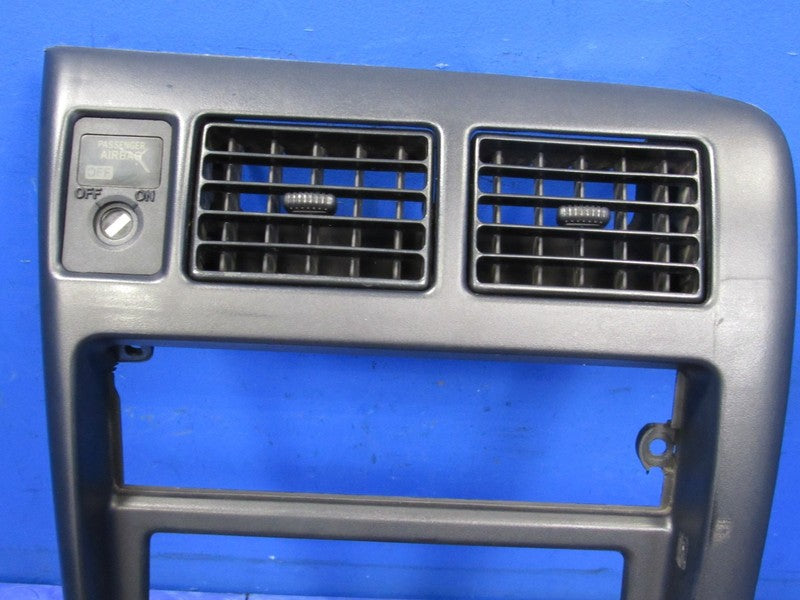 98-04 Toyota Tacoma Center Dash Climate Control Radio Bezel Trim Black