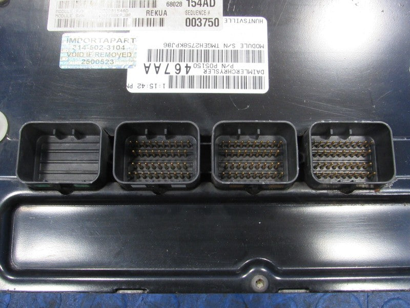 PROGRAMMED PLUG & PLAY 09 Grand Cherokee 3.7L AWD ECM 68028154AD 154 P