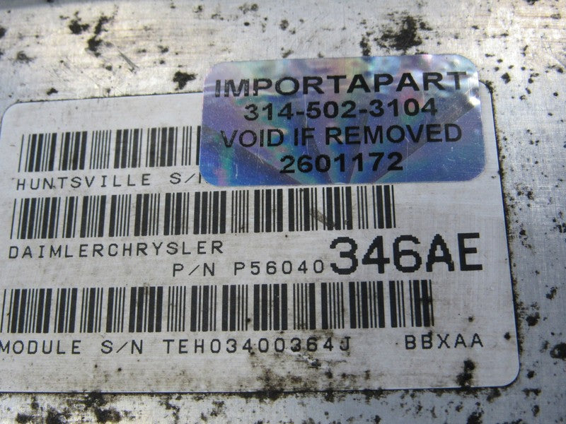 PROGRAMMED PLUG & PLAY 00 Dodge Ram 1500 Van 3.9L ECU ECM 56040346AE 3
