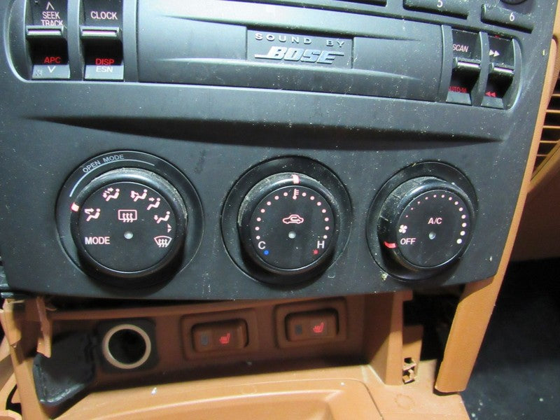 06-08 Mazda Miata MX-5 AC Heater Climate Control Panel