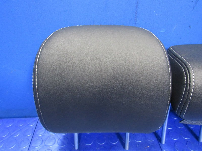 14-18 Subaru Forester Leather Rear Seat Headrest Head Rest Set of 3 Bl