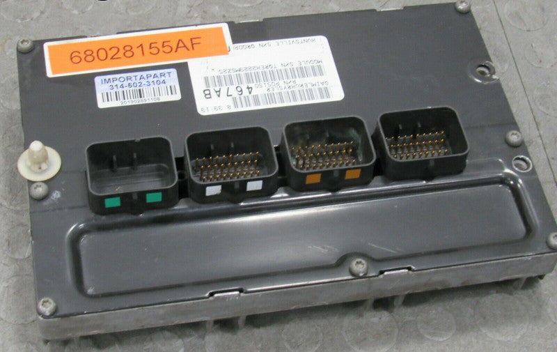 PLUG & PLAY 09 Grand Cherokee WK 3.7L AWD Engine Computer ECU 68028155