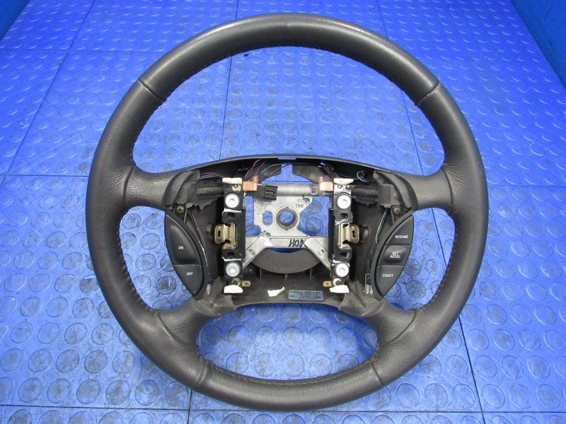99-04 Ford Mustang SN95 Leather Steering Wheel Cruise Control Dark Cha