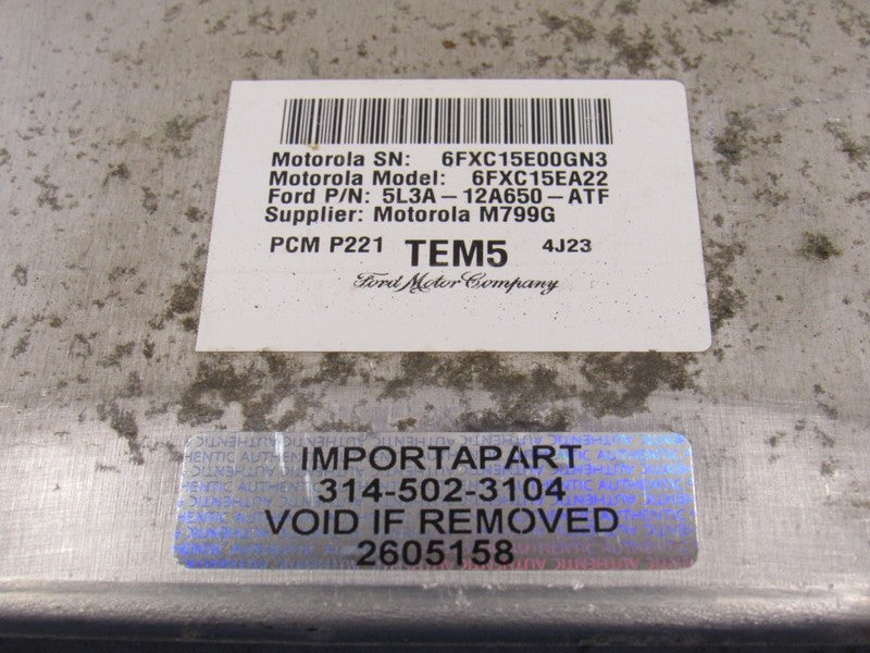 05 Ford F150 5.4L 4x4 ECU ECM PCM Engine Computer TEM5 5L3A-12A650-ATF