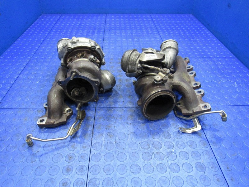 15-18 Porsche Macan S GTS 95B 3.0L V6 Twin Turbo Turbocharger Pair LH 