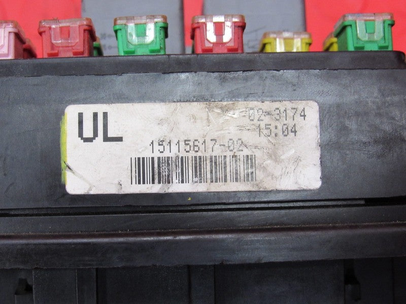 03-05 Silverado Sierra Tahoe Engine Fuse Panel Relay Box Block 1511561