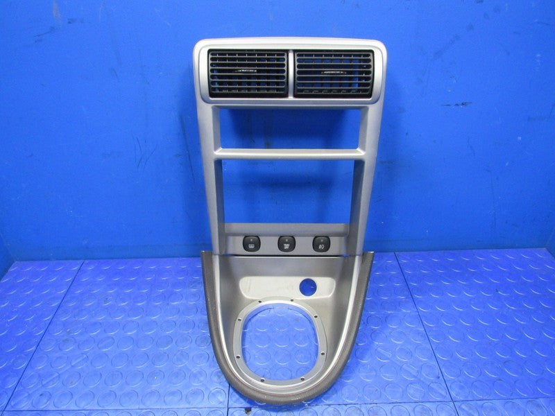 01-04 Ford Mustang SN95 IUP Silver Console Shift Boot Trim Radio Bezel