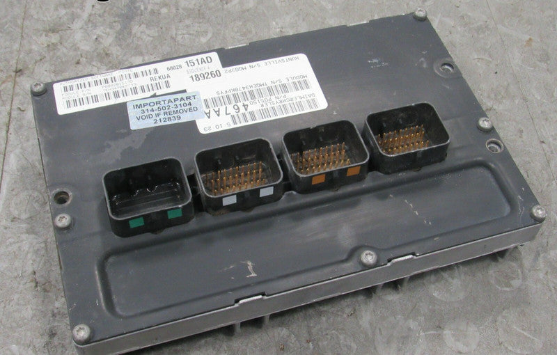 PLUG & PLAY 09 Grand Cherokee WK 3.7L 4x2 Engine Computer ECU 68028151