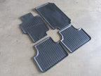 04-08 Acura TSX Original All-Season Black Rubber Floor Mats Set Liners