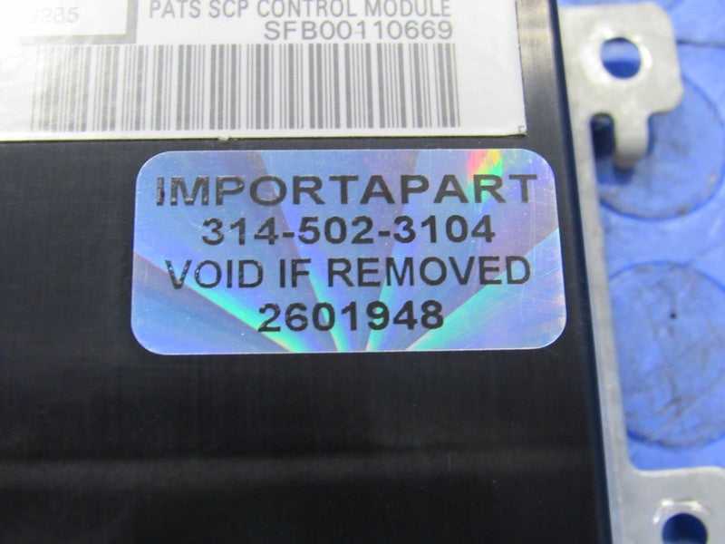 00-05 Ford Excursion PATS SCP Anti-Theft Control Module 98BP-19A366-FA