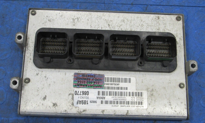 PROGRAMMED PLUG & PLAY 06 Dodge Ram Truck 3.7 V6 AT ECU 56029189AF 189