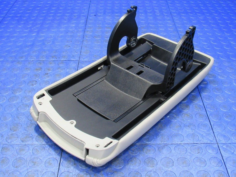 09-12 Toyota Venza Leather Center Armrest Console Lid OEM Light Gray 4