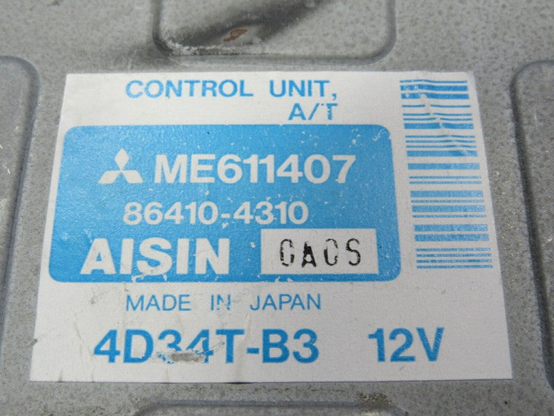 00 Mitsubishi Fuso 3.9L Diesel AT ECU ECM Engine Computer ME611407 235